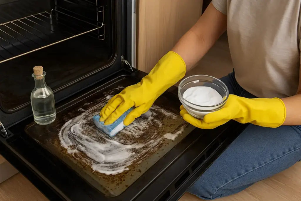 Come pulire il forno incrostato senza prodotti chimici? Il mix naturale che non fallisce
