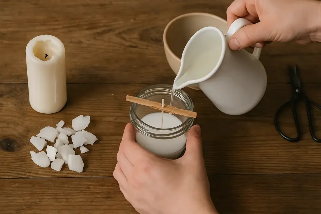 Come recuperare una candela consumata? Idee creative per dare nuova vita agli avanzi