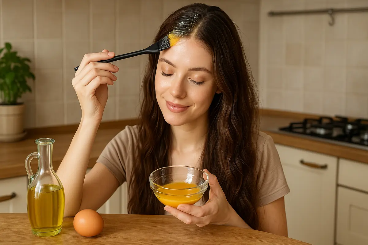 Rimedi della nonna per capelli luminosi: il trucco con ingredienti che hai già in cucina