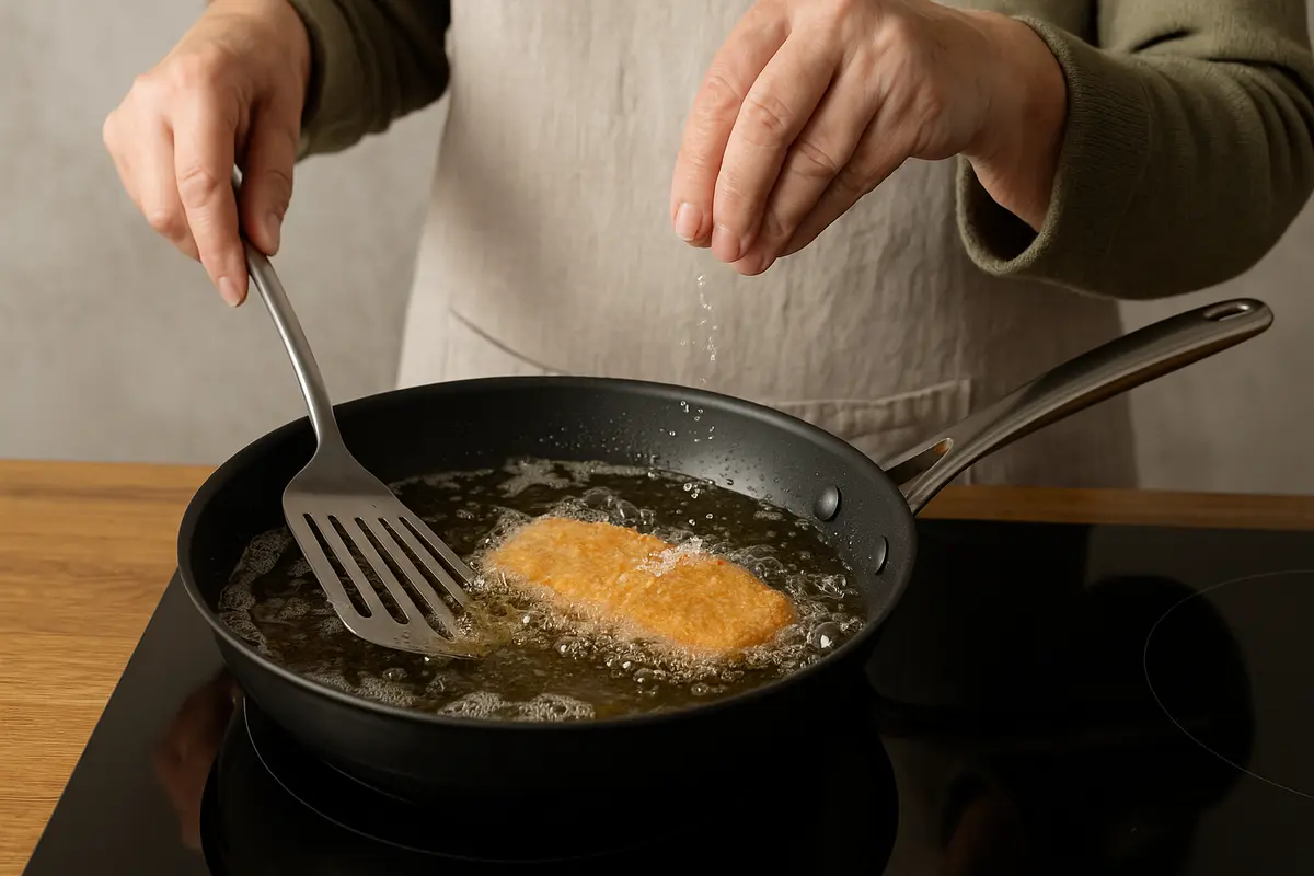 Friggere senza schizzare ovunque? L’errore comune e il consiglio della nonna