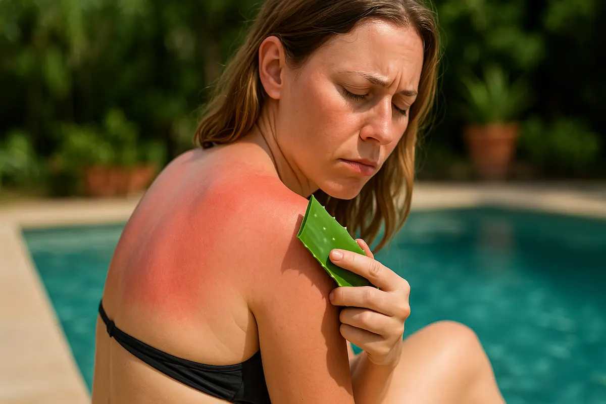 Pelle arrossata d’estate: rimedi naturali poco noti per un sollievo immediato