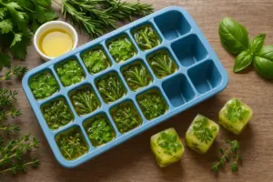 Congelare le erbe aromatiche fresche: il sistema a cubetti per gustarle tutto l’anno