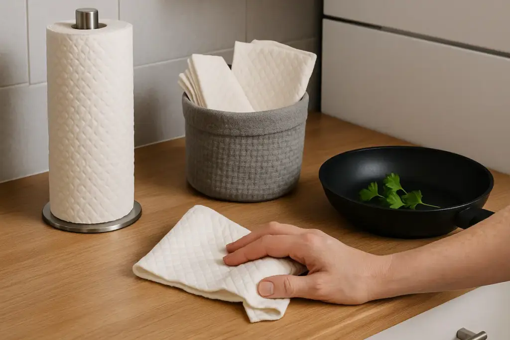 Risparmiare carta in cucina: l’alternativa riutilizzabile di cui nessuno ti parla