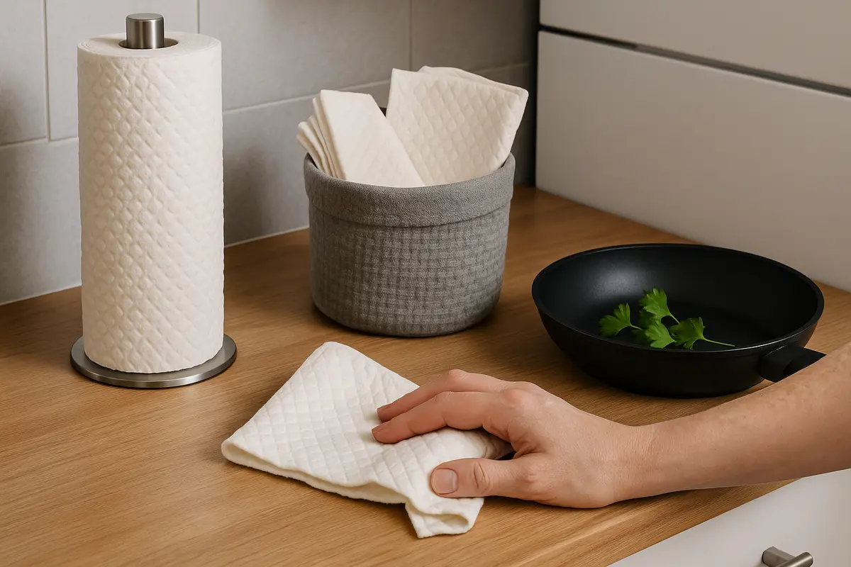Risparmiare carta in cucina: l’alternativa riutilizzabile di cui nessuno ti parla