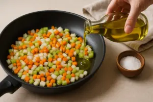 Come fare il soffritto senza appesantire il piatto? Il tipo di olio fa la differenza
