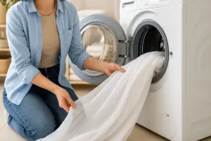 Come lavare le tende senza farle restringere? Il programma segreto poco noto