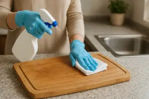 Disinfettare correttamente i taglieri in legno: il passaggio che protegge la salute