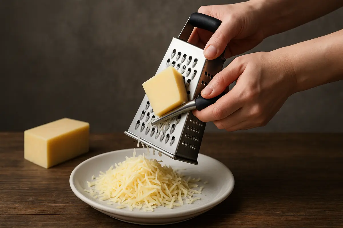 Grattugiare il formaggio fresco senza farlo appiccicare: prova questo semplice trucco