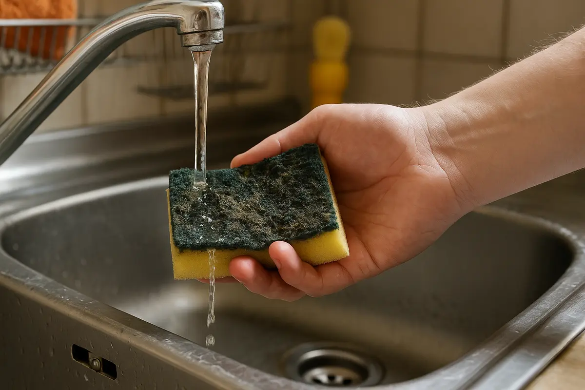 Come limitare la proliferazione dei germi nelle spugne da cucina? L’errore che in molti commettono