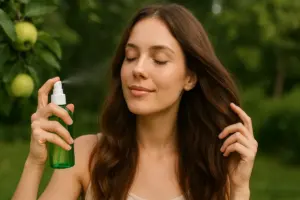 Profumo naturale per capelli: fresca fragranza senza sostanze chimiche aggressive
