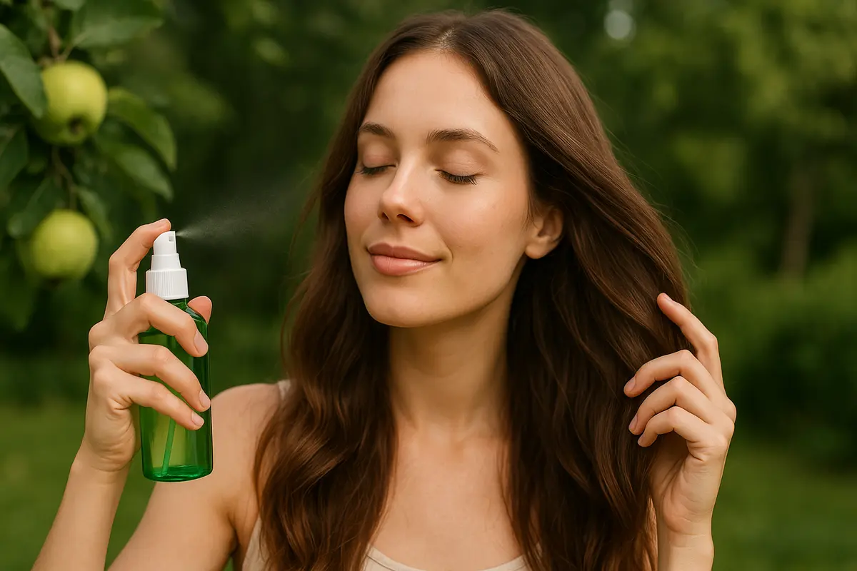 Profumo naturale per capelli: fresca fragranza senza sostanze chimiche aggressive
