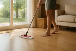 Perché d’estate i pavimenti si sporcano il doppio (e il rimedio in 5 minuti)