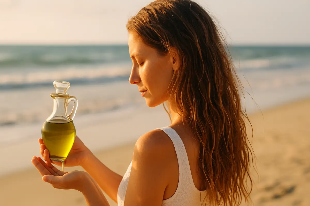 L’olio d’oliva delle nonne per i capelli bruciati dal sole: come usarlo senza ungere