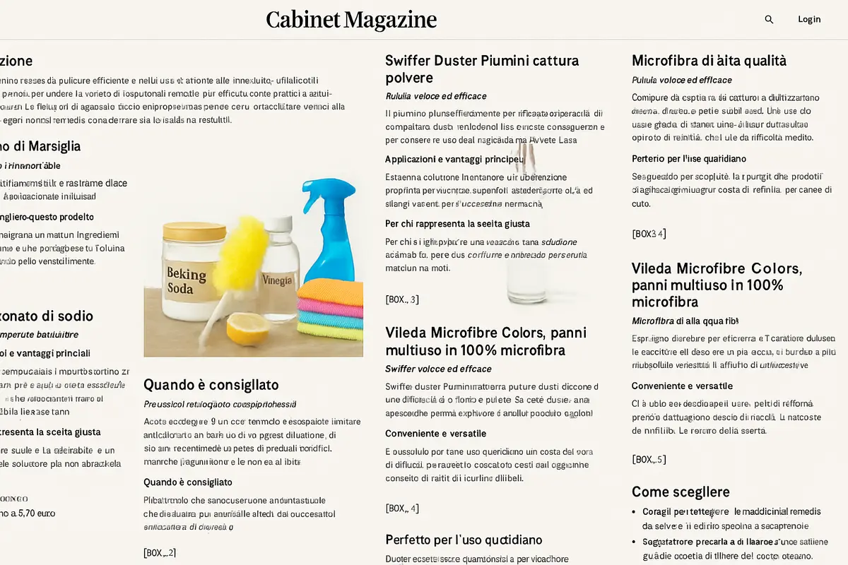 I migliori rimedi della nonna per la pulizia della casa