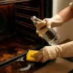 Sgrassare il forno bruciato con aceto: il liquido che scioglie le incrostazioni resistenti
