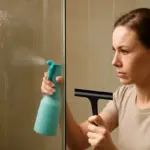 Calcare sul box doccia in vetro: il passaggio in più che fissa il risultato più a lungo