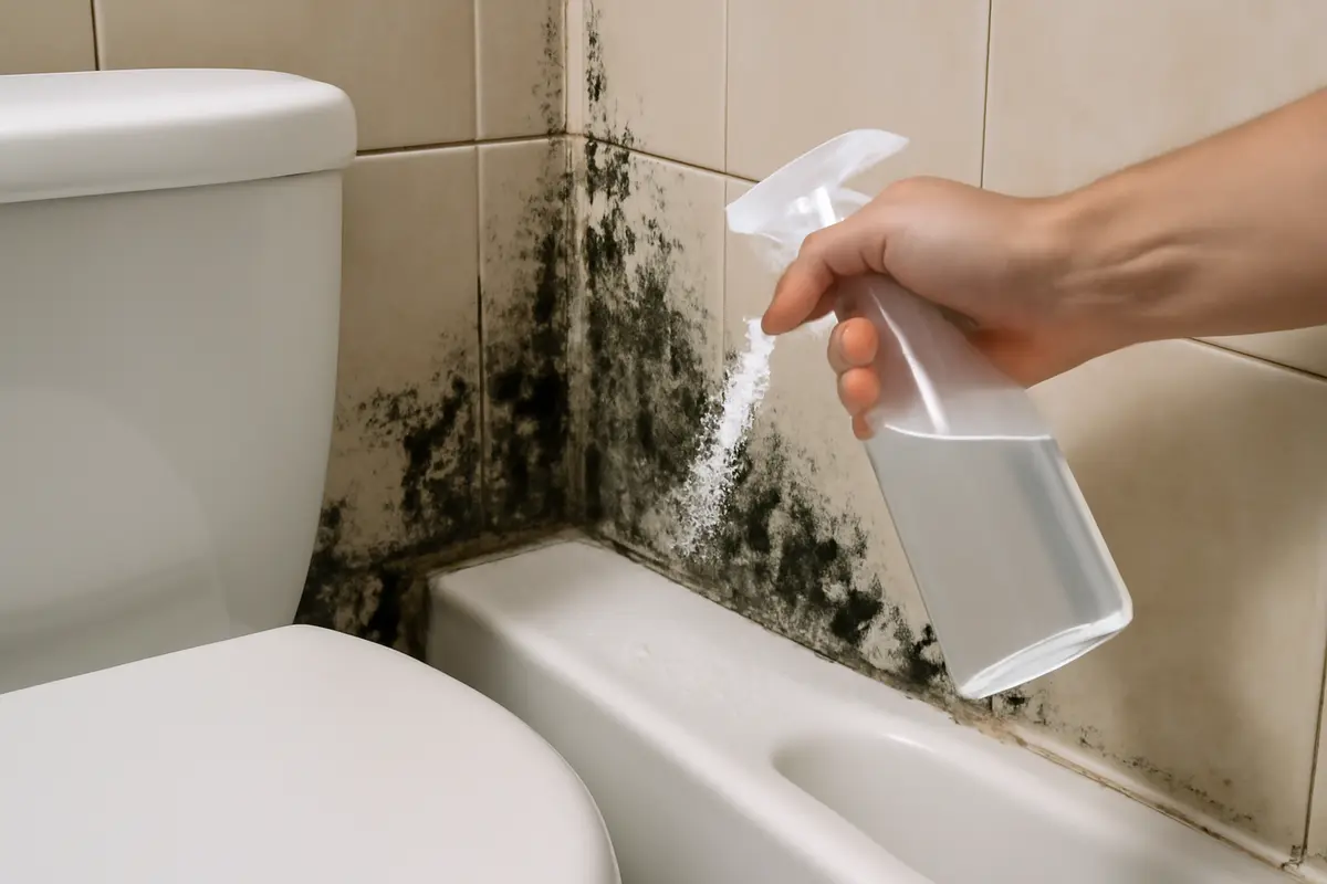 Muffa in bagno sui sanitari: il trattamento naturale che blocca la diffusione