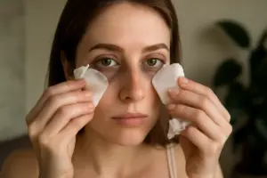 Come schiarire le occhiaie bluastre con rimedi naturali: il freddo aiuta davvero