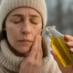 Pelle secca in inverno: l’olio vegetale da cucina che nutre meglio di una crema