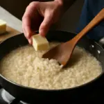 Mantecatura del risotto: perché il burro freddo cambia tutto in pochi secondi