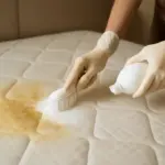 Materasso con macchie gialle: il rimedio a secco che le elimina in profondità