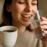Denti gialli da caffè: il risciacquo naturale che attenua le macchie in superficie