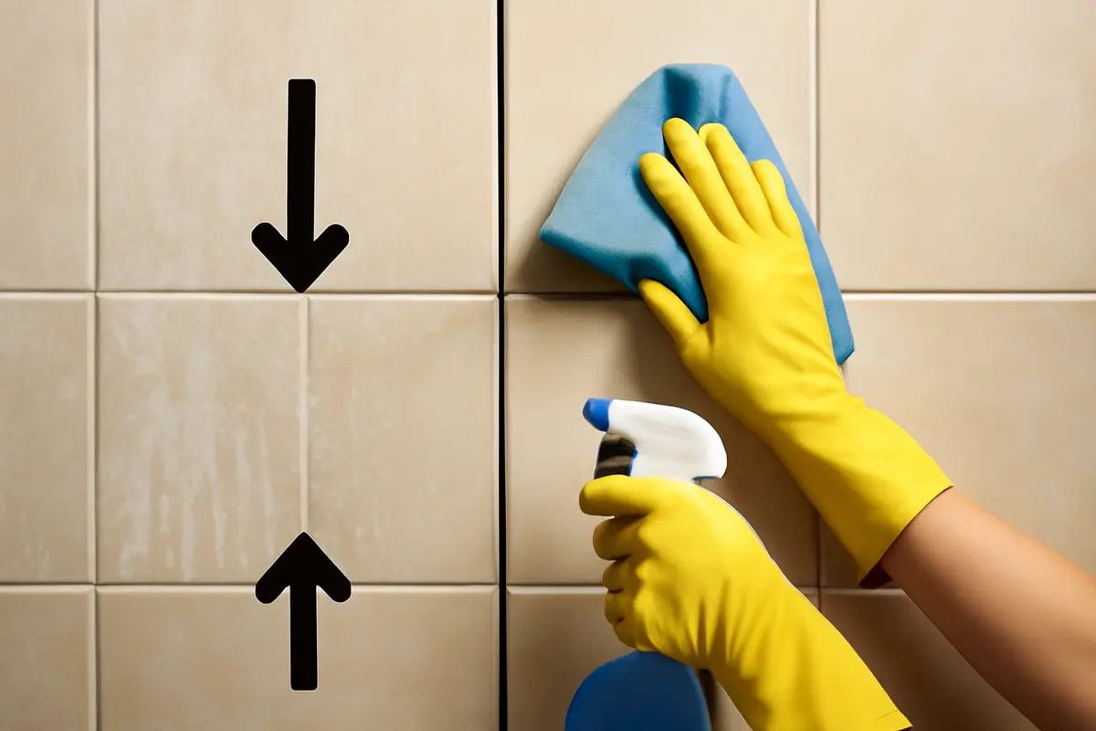 Calcare sulle piastrelle della doccia: l’ordine di applicazione che fa la differenza