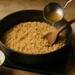 Risotto che si asciuga troppo in fretta: la quantità di brodo che sbaglia tutti