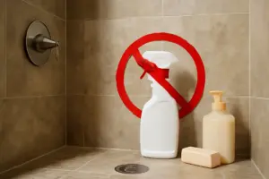 Doccia in pietra naturale e calcare: cosa non usare per non rovinare la superficie