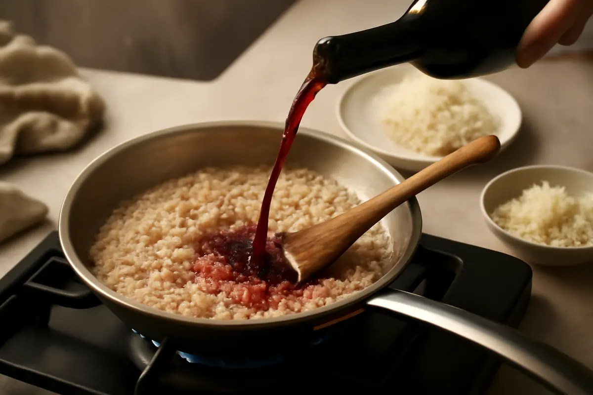 Sfumare con il vino nella pasta risottata: quando farlo per non coprire i sapori