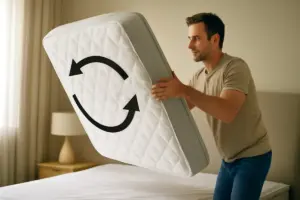 Girare il materasso ogni quanto: la frequenza corretta che prolunga la vita